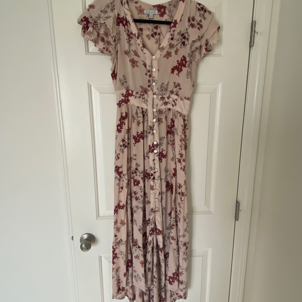 Floral Asymmetrical Dress